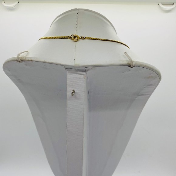 Vintage Trifari 16" Golden Snake Chain Necklace - Picture 5 of 9